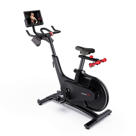 Велотренажер YESOUL Smart Spinning bike V1 черный, изображение 2 от интернет-магазина NovaSport в Москве Велотренажер YESOUL Smart Spinning bike V1 черный